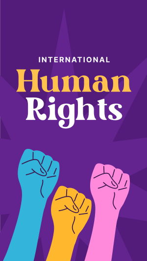 International Human Rights Instagram story Image Preview