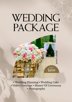 Wedding Flower Bouquet Flyer Image Preview