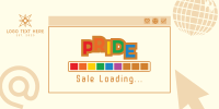 Pride Sale Loading Twitter Post Design