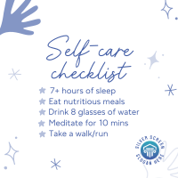 Self care checklist Linkedin Post Image Preview