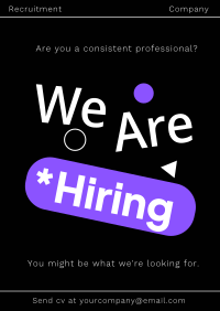 UX Recruitment Poster Image Preview