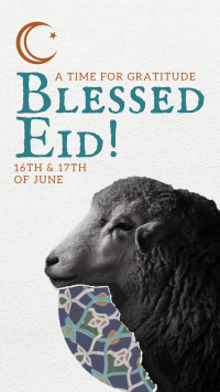 Sheep Eid Al Adha Facebook story Image Preview