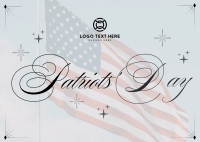 Remembering Patriot's Day Postcard Image Preview