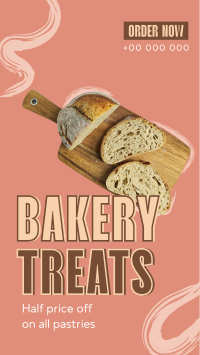 Bakery Treats Instagram reel Image Preview