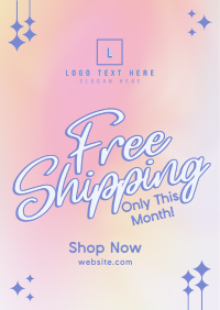 Sparkly Shipping Promo Flyer Image Preview