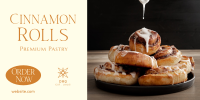 Cinnamon Rolls Elegant Twitter Post Image Preview