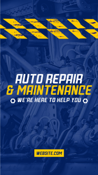 Car Repair Instagram story Image Preview