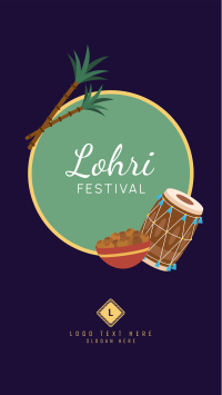 Lohri Fest Badge Facebook story Image Preview