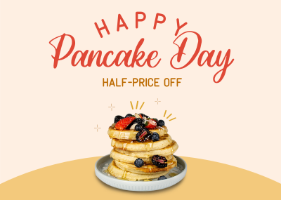 Pancake Promo Postcard Image Preview