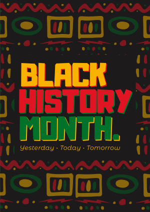 Modern Black History Month Flyer Image Preview