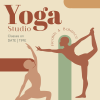 Yoga Studio Earth Instagram Post Design