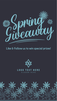 Hello Spring Giveaway Instagram Story Design