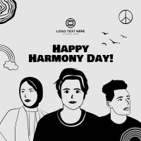 Harmony Day Celebration Instagram Post Design