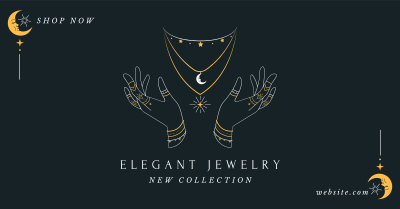 Elegant Jewelry Facebook ad Image Preview