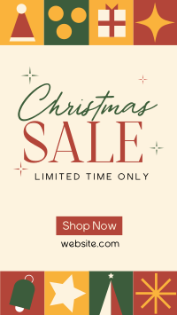 Christmas Holiday Shopping  Sale Instagram reel Image Preview