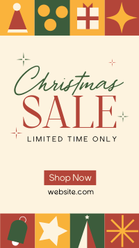 Christmas Holiday Shopping  Sale Instagram Reel Image Preview