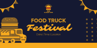 Festive Food Truck Twitter Post Image Preview