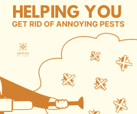 Get Rid of Pests Facebook Post Design