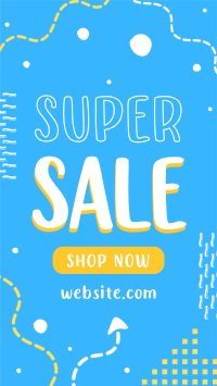 Quirky Super Sale TikTok Video Design