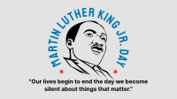 Martin Luther King Jr. Facebook Event Cover Design