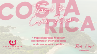 Travel To Costa Rica Facebook event cover Image Preview