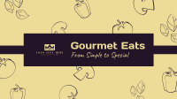 Gourmet Eats YouTube Banner Design