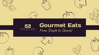 Gourmet Eats YouTube cover (channel art) Image Preview