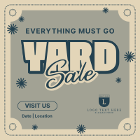 Minimalist Yard Sale Instagram post Image Preview