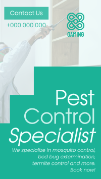 Minimal & Simple Pest Control Instagram Story Design