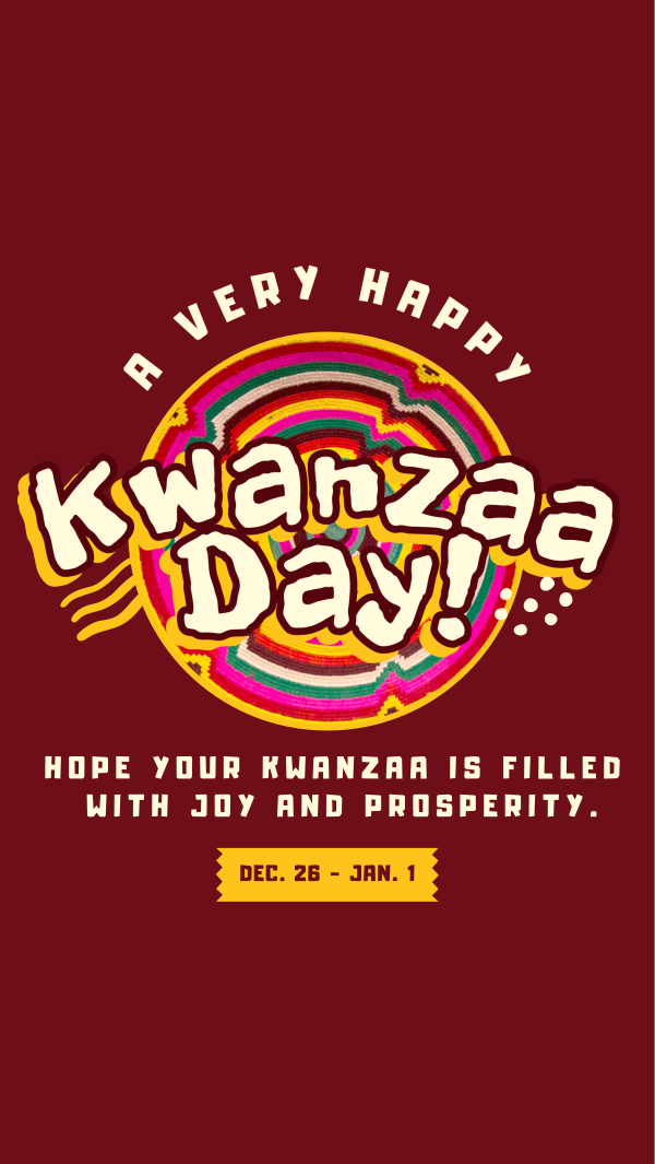 Kwanzaa Fest Instagram Story Design Image Preview