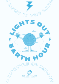 Earth Hour Lights Out Poster Image Preview