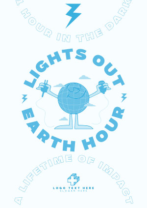 Earth Hour Lights Out Poster Image Preview