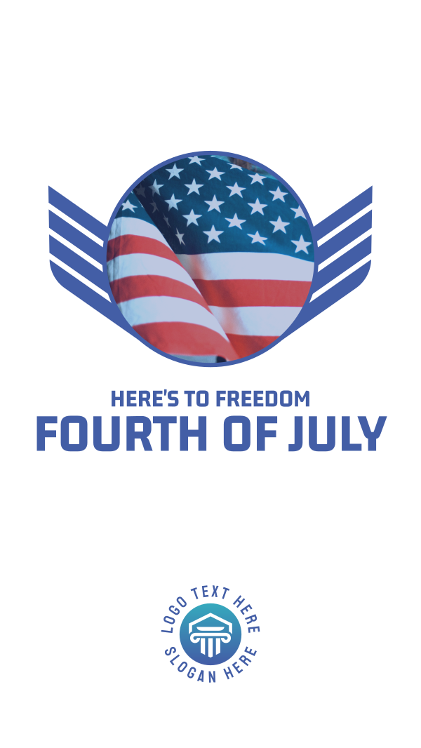 Fourth of July Facebook Story Design Image Preview