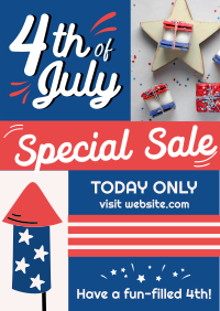 Fourth of July Sale Poster Image Preview