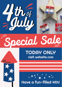 Fourth of July Sale Poster Preview