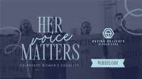 Women Equality Day Facebook Event Cover Design