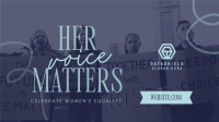 Women Equality Day Facebook Event Cover Image Preview