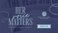 Women Equality Day Facebook event cover Image Preview