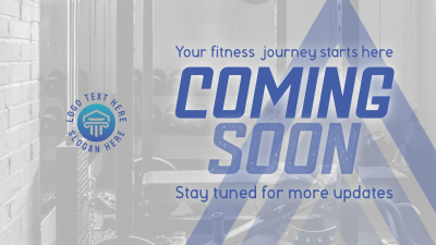 Coming Soon Fitness Gym Teaser Facebook event cover Image Preview