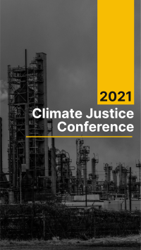 Climate Justice Conference TikTok video Image Preview