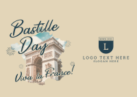 France Day Postcard Design