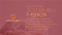 Chic Sustainable Fashion Tips Animation Image Preview