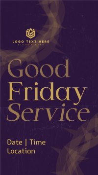  Good Friday Service Instagram Reel Preview