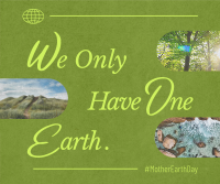 Celebrating Earth Day Facebook Post Design