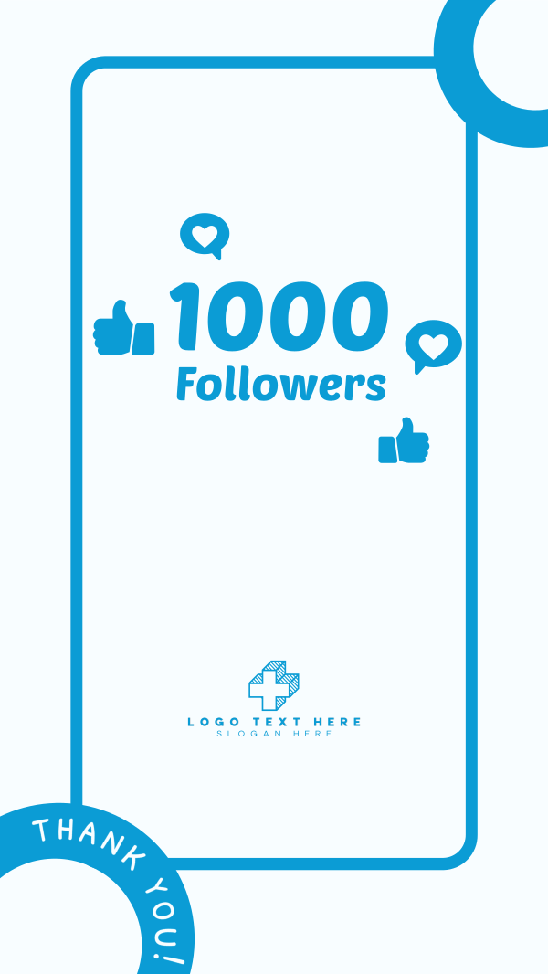 Thank you Followers Facebook Story Design