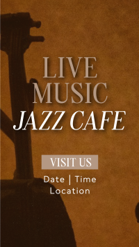 Cafe Jazz Instagram reel Image Preview