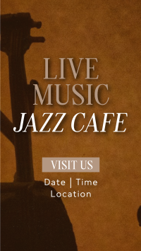 Cafe Jazz Instagram Reel Design