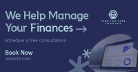 Modern Business Financial Service Facebook ad Image Preview