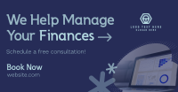 Modern Business Financial Service Facebook Ad Design