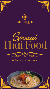 Special Thai Food YouTube Short Design